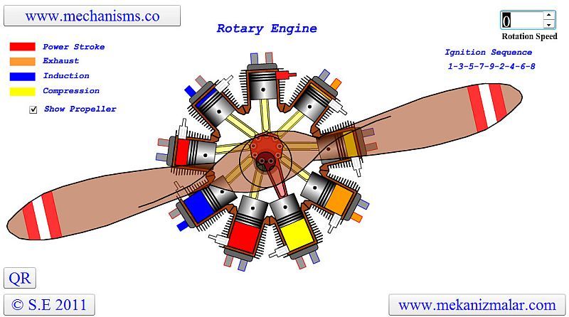 rotary engine animation
