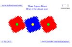 Three Square Gears